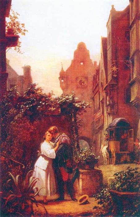 Farewell by Carl Spitzweg
